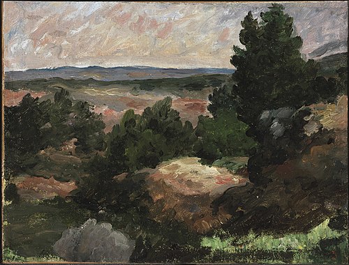 Paysage, 1865, Paul Cézanne
