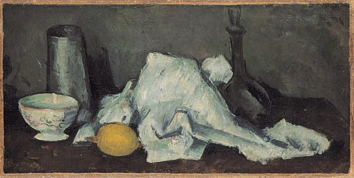 Boîte à lait et citron, II, 1879, Paul Cézanne