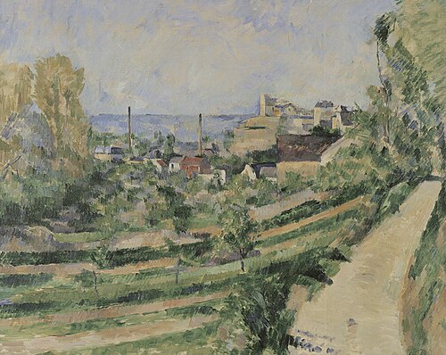 L'Estaque, le village et la mer, 1882, Paul Cézanne