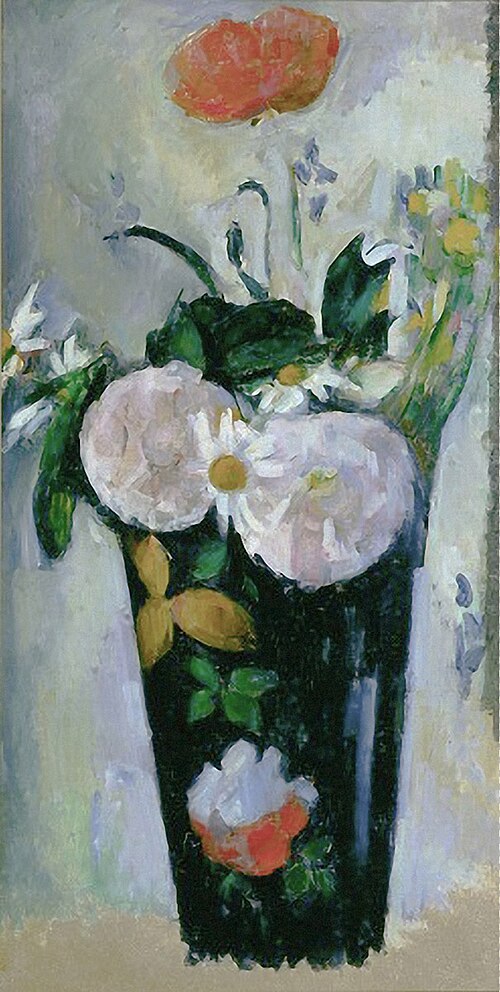 Le vase bleu sombre, III, 1880, Paul Cézanne