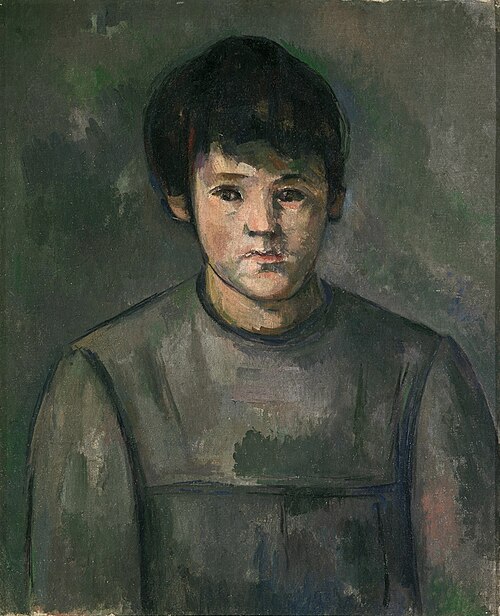 Portrait de fillette, 1896, Paul Cézanne