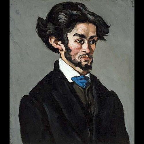 Portrait romantique, 1869, Paul Cézanne