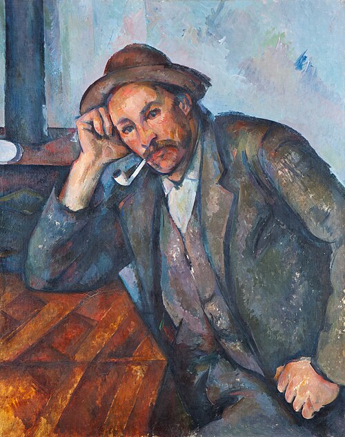 Le Fumeur accoudé, 1890, Paul Cézanne