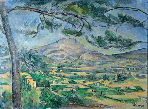 Mont Sainte-Victoire with Large Pine, 1887, Paul Cézanne