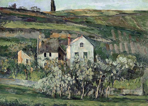 Petites maisons à Pontoise, près d'Auvers-sur-Oise, 1873, Paul Cézanne