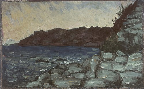 Rocks, L'Estaque, 1865, Paul Cézanne