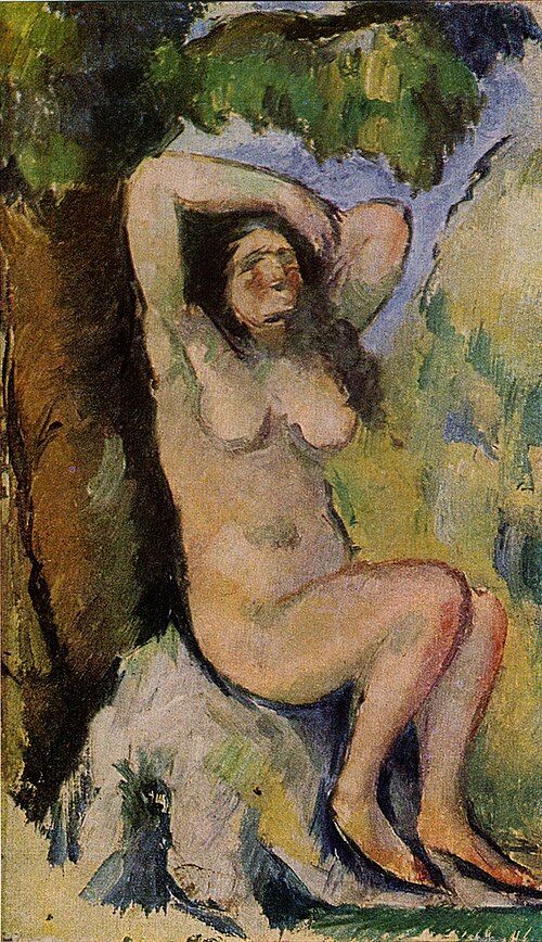 Seated Bather, 1875, Paul Cézanne
