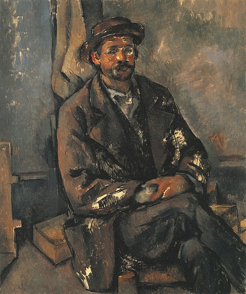 Paysan assis, 1897, Paul Cézanne