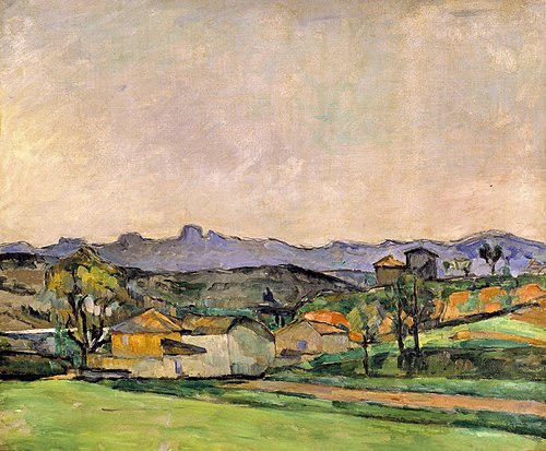 La Chaîne de l'Étoile avec le Pilon du Roi, 1878, Paul Cézanne
