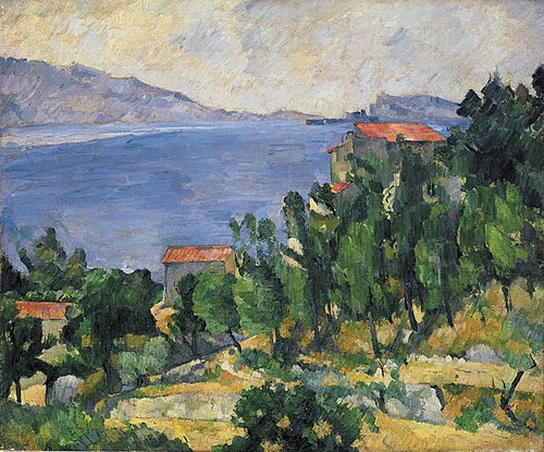 La Baie de l'Estaque vue de l'est, 1880, Paul Cézanne