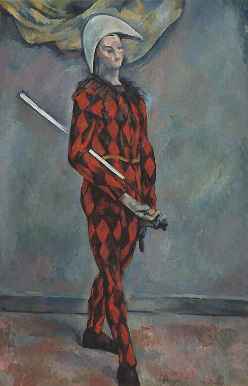 Arlequin, 1880, Paul Cézanne