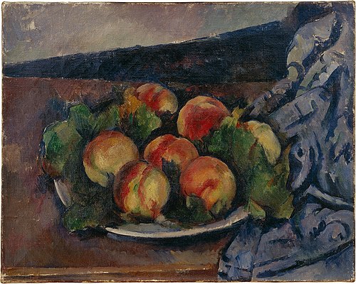 Assiette de pêches, 1892, Paul Cézanne