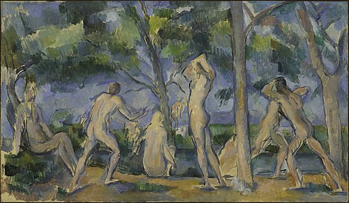 Baigneurs, 1898, Paul Cézanne