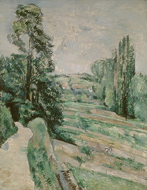 La Campagne d'Auvers-sur-Oise, 1881, Paul Cézanne