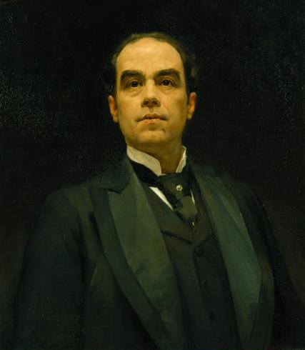 Retrato do Conselheiro António Cândido, 1896, Veloso Salgado