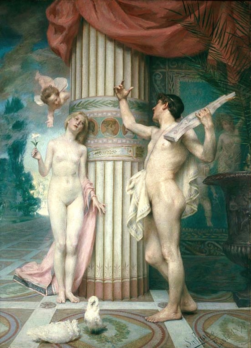 Love and Psyche, 1891, Veloso Salgado