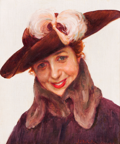 Portrait of a Lady, 1917, Veloso Salgado