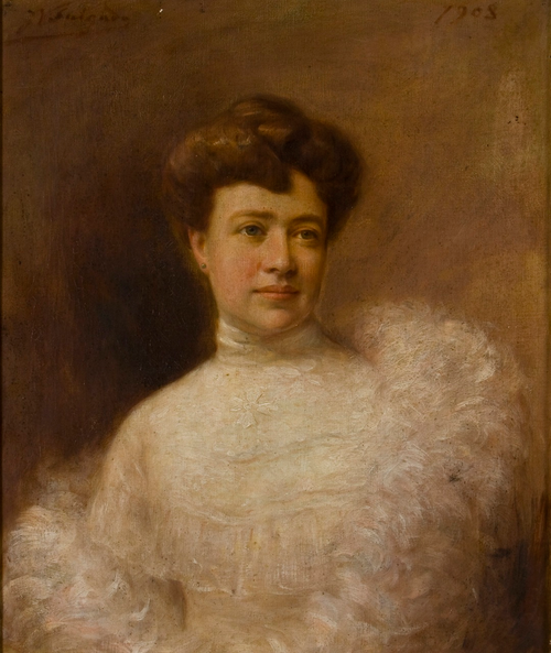 Portrait d'une dame, 1908, Veloso Salgado