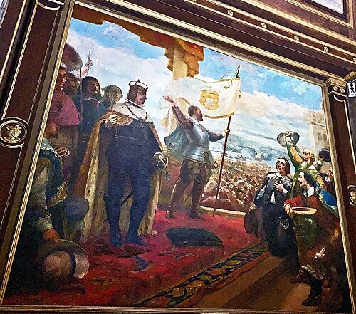 Acclamation of King John IV of Portugal by Veloso Salgado, 1908, Veloso Salgado