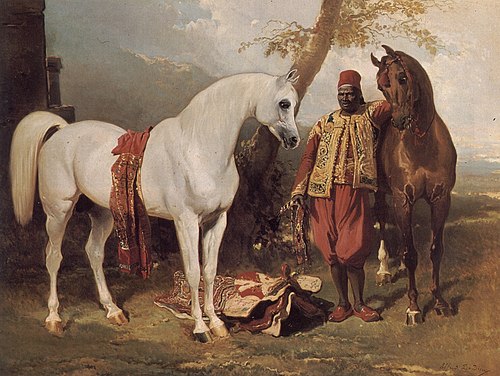 The Mounts of Abd El Kader, 1850, Alfred de Dreux