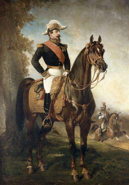 Portrait équestre de Napoléon III., 1858, Alfred de Dreux