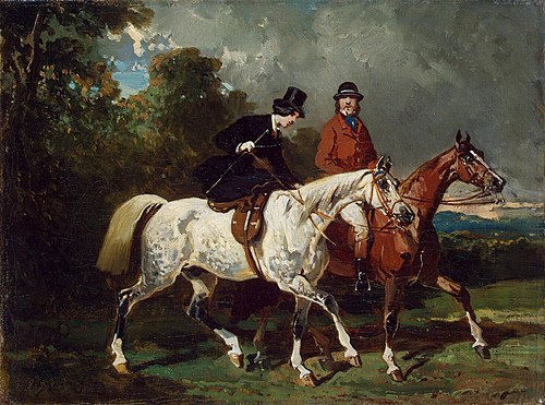 Ride, 1850, Alfred de Dreux
