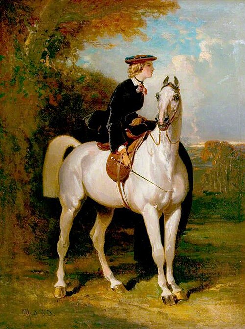 A Fair Equestrian, , Alfred de Dreux