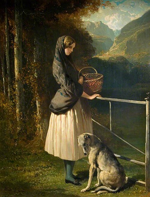 A Scottish Girl, 1854, Alfred de Dreux