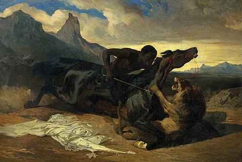 The Combat, 1833, Alfred de Dreux