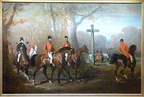 Départ pour la chasse, , Alfred de Dreux