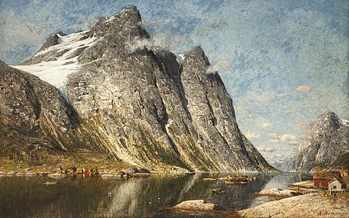 Geiranger Fjord, Norway, 1890, Adelsteen Normann