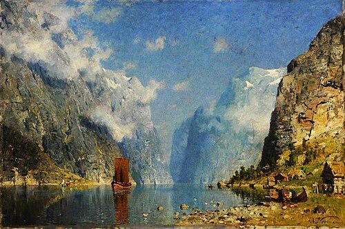 Lake Scene, , Adelsteen Normann