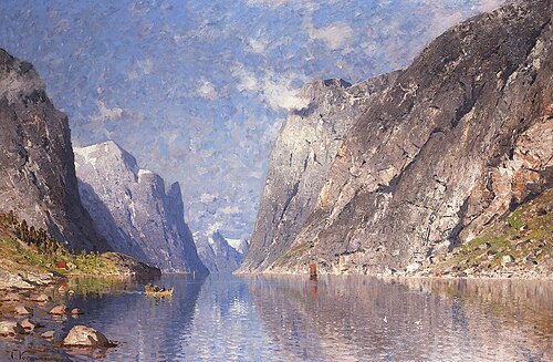 Sogn fjord, Norway, , Adelsteen Normann