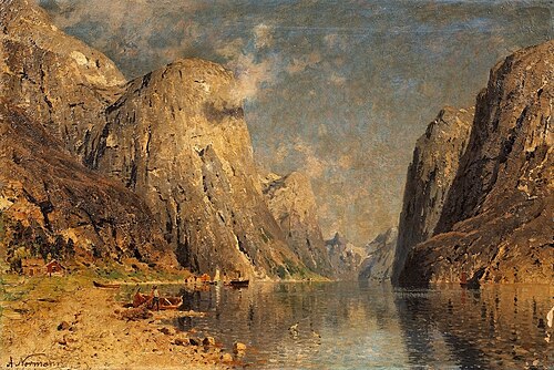 Sognefjord, 1918, Adelsteen Normann