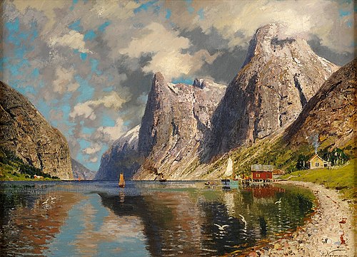 L'Été dans un fjord, 1918, Adelsteen Normann