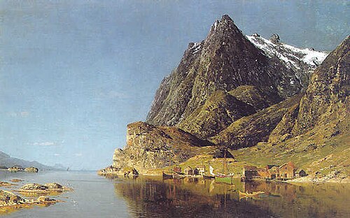 Vue d'un fjord, 1900, Adelsteen Normann