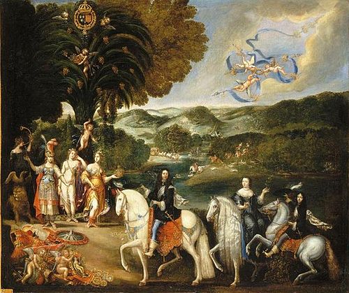 Allégorie du traité de paix des Pyrénées, 1661, Claude Deruet