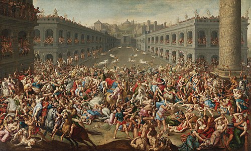 L'enlèvement des sabines, 1650, Claude Deruet