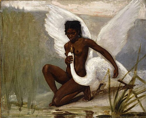 Leda and the Swan, 1884, Henri-Paul Motte