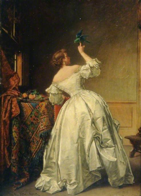 The Blonde, 1863, Victor Chavet