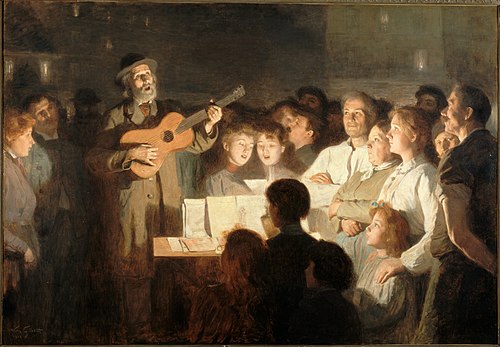 Le marchand de chansons, 1903, Victor Gilbert