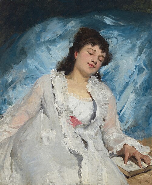 doux repos, 1880, Victor Gilbert