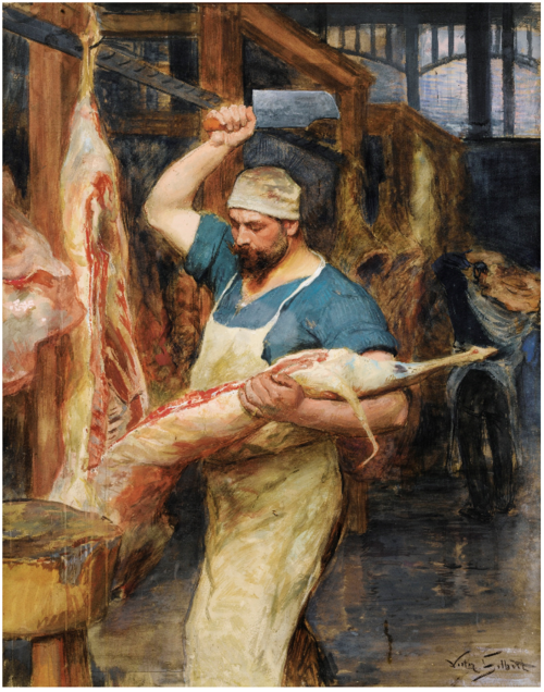 The Butcher, 1900, Victor Gilbert