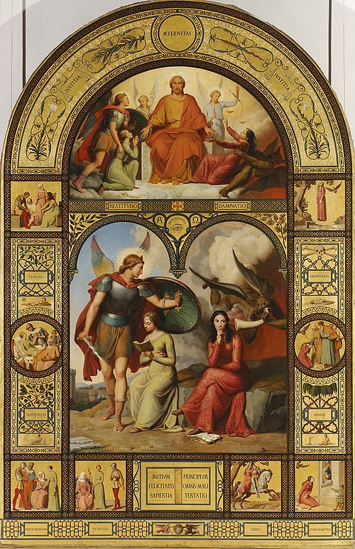 Le Bien et le Mal, 1830, Victor Orsel