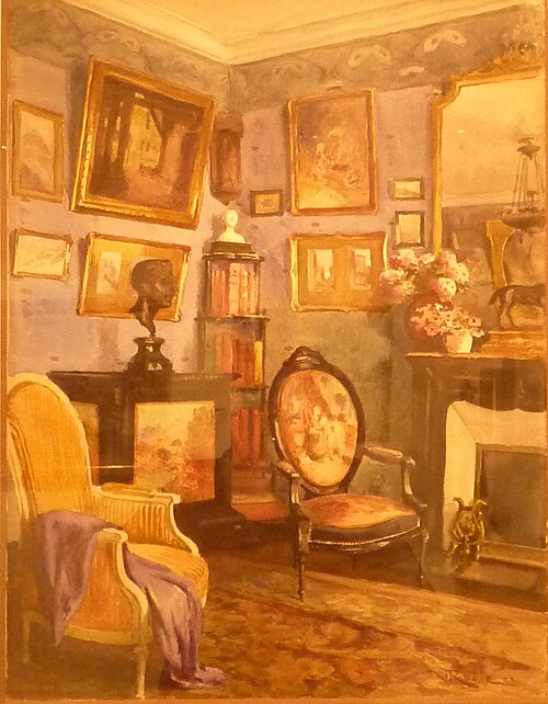 Le salon. Lorient, 1929, Victor Robic