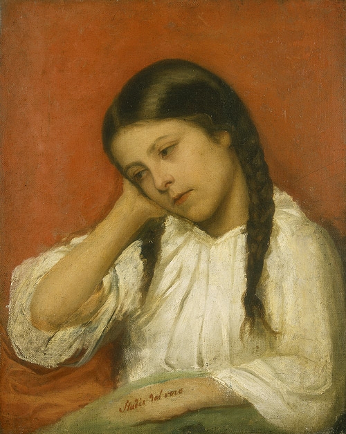 Портрет на момиче, 1850, Dimitar Dobrovich