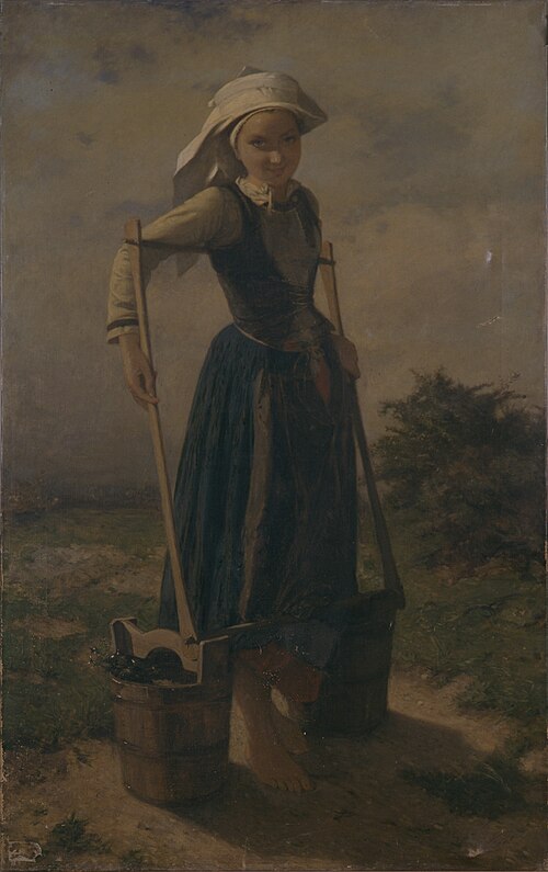 Jeune paysanne bretonne, , Vincent Vidal
