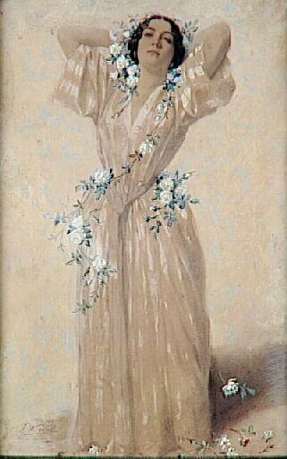 Portrait de madame Sabatier, 1850, Vincent Vidal