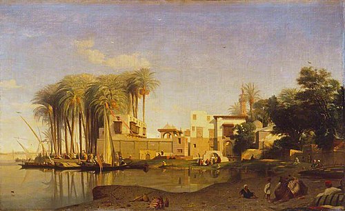 Beni Suef on the Nile, 1837, Prosper Marilhat