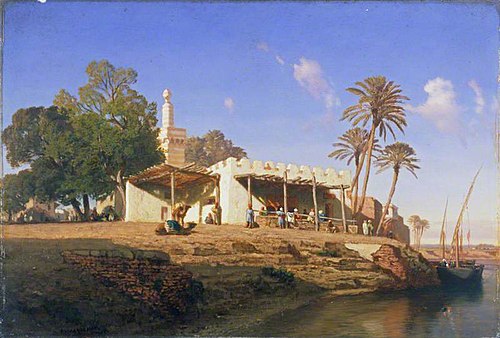 On the Banks of the Nile, 1836, Prosper Marilhat